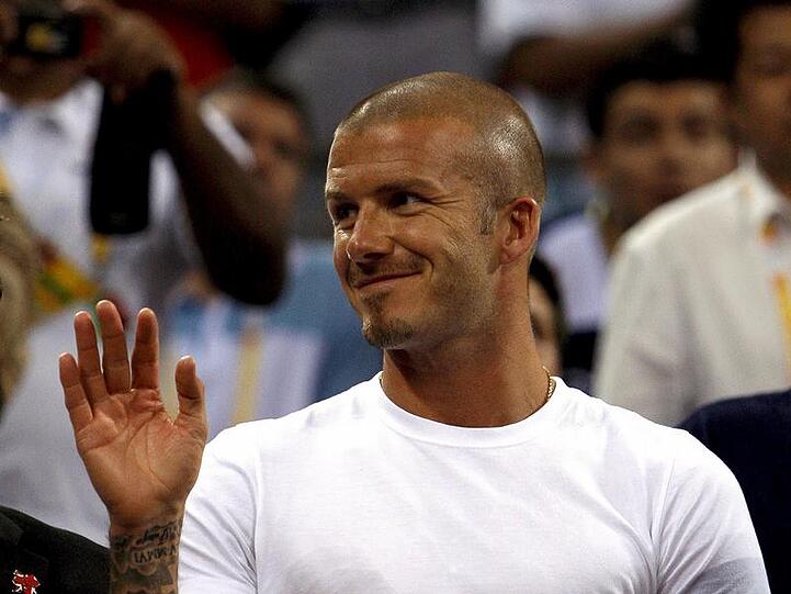 Verabschiedet sich für drei Monate aus Los Angeles: Englands Fußball-Idol David Beckham.