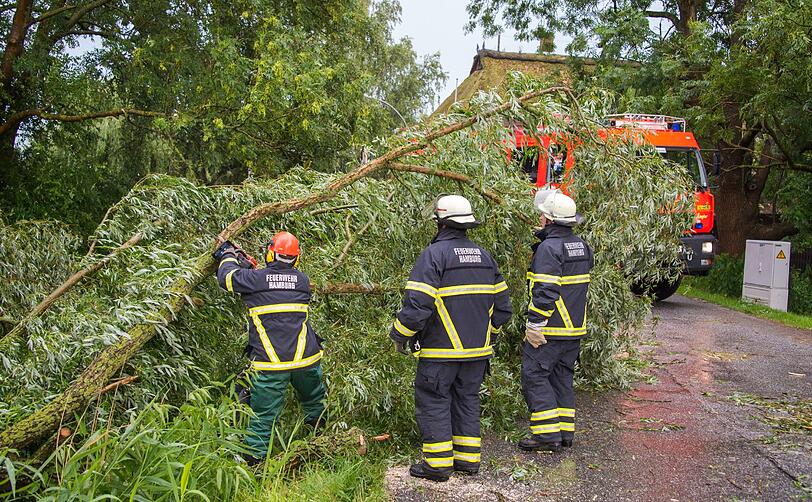 Schwere Unwetter über dem Norden Deutschlands