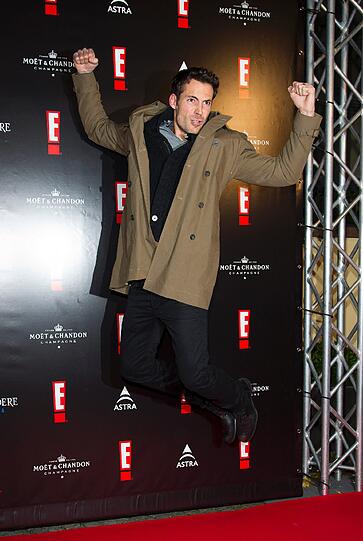 Schauspieler Alexander Mazza erschien beim Relaunch...