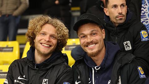 Zwei Niederländer in Giesing: Joel Zwarts und Jasper Verlaat (l.).