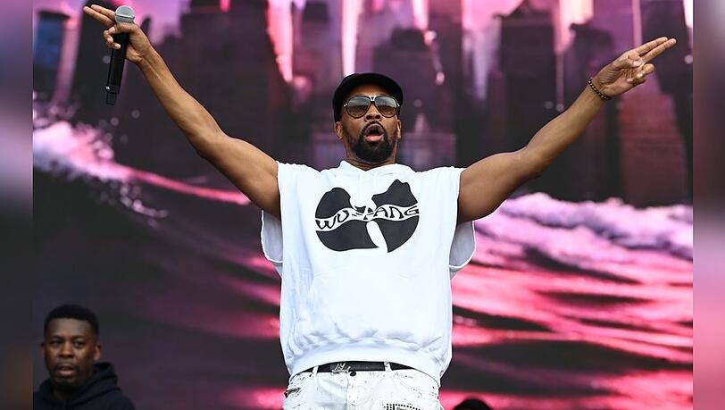 Nicht mehr oft zu sehen: Der Wu-Tang Clan um RZA auf der Bühne.