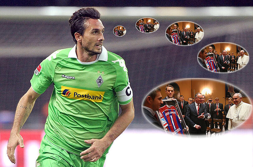 Gladbach-Spieler Martin Stranzl und der Papstbesuch des FCB.