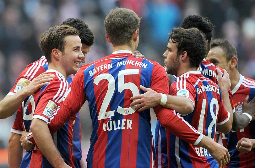 Der FC Bayern kommt rechtzeitig zur K.o.-Phase der Champions League in Form und bejubelt ein 8:0 gegen Hamburg