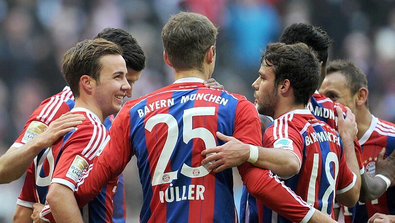 Der FC Bayern kommt rechtzeitig zur K.o.-Phase der Champions League in Form und bejubelt ein 8:0 gegen Hamburg Der FC Bayern kommt rechtzeitig zur K.o.-Phase der Champions League in Form und bejubelt ein 8:0 gegen Hamburg