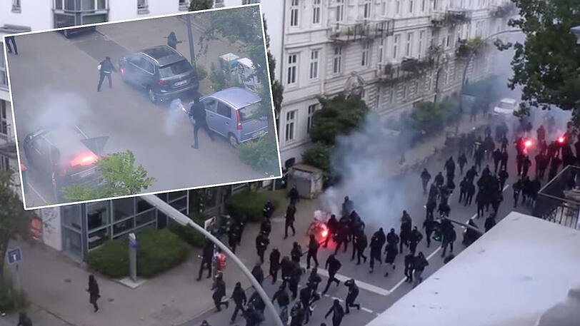 Aus Hamburg kommen erschreckende Bilder.