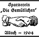 Das alte Signet des ehemaligen Sparvereins.