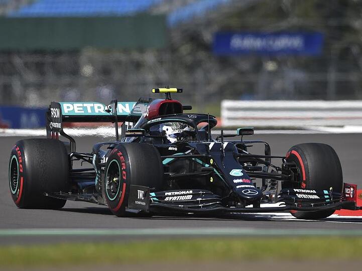 Fuhr im letzten Training in Silverstone Bestzeit: Valtteri Bottas im Mercedes.