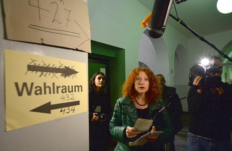 Ebenso die Spitzendkandidatin der Grünen: Margarete Bause.