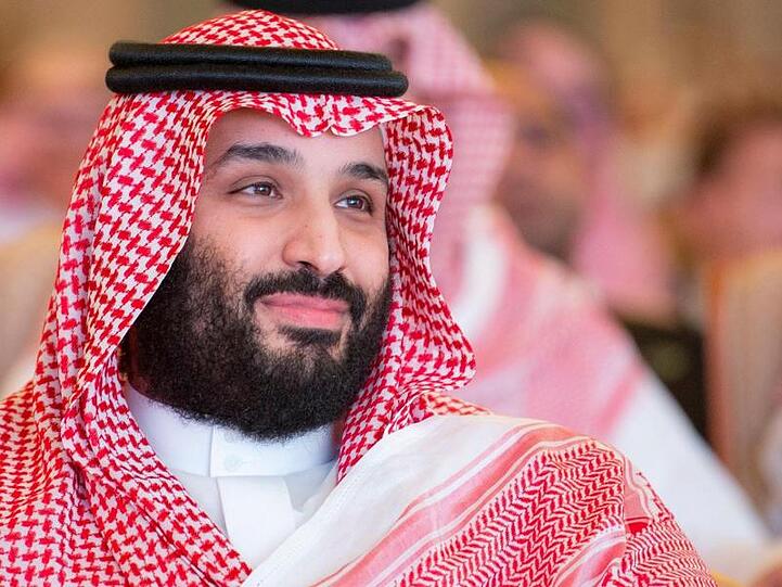 Kronprinz Mohammed bin Salman bin Abdulaziz Al Saud von Saudi-Arabien.