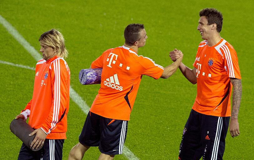 Der FC Bayern am dritten Trainingstag in Doha.