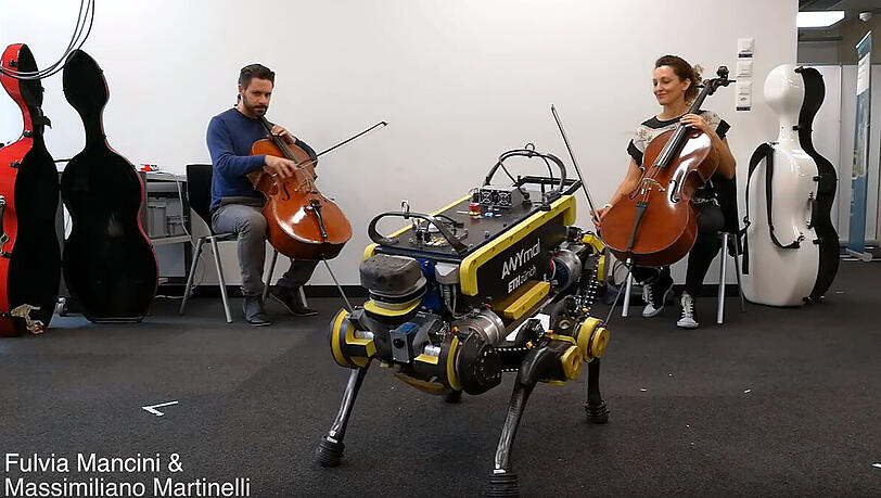 Der Roboter namens ANYmal wurde für die Inspektion von Industrieanlagen entwickelt. Der Roboter namens ANYmal wurde für die Inspektion von Industrieanlagen entwickelt.