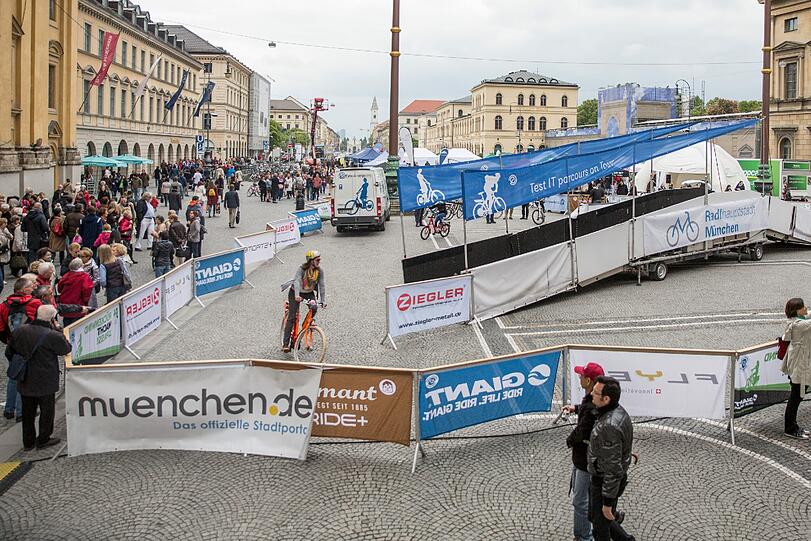 Trotz Grusel-Wetter war bei den Radltagen immer was los.