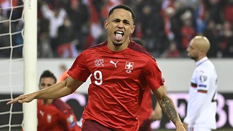 Erzielte das 1:0 beim Sieg der Schweiz gegen Bulgarien: Noah Okafor.