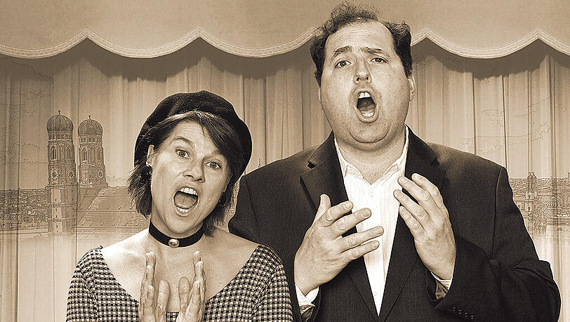 Gabi Lodermeier und Harald Helfrich. Gabi Lodermeier und Harald Helfrich.