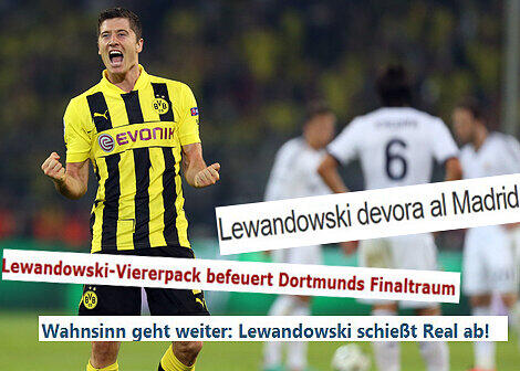 Was für eine Partie! Mit 4:1 schlägt Dortmund Real im Halbfinal-Hinspiel der Champions League.  hier gibt's die internationalen Pressestimmen