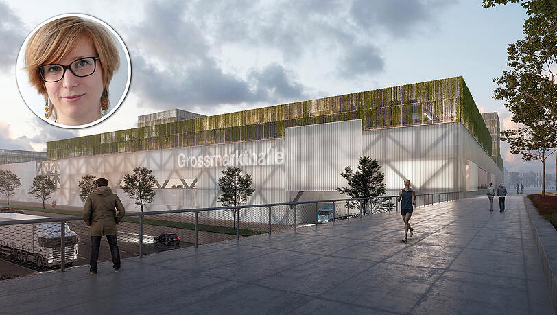 Der erste Entwurf für die neue Großmarkthalle, den UGM vorgelegt hat. Der erste Entwurf für die neue Großmarkthalle, den UGM vorgelegt hat.