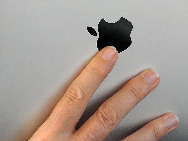 Das Logo des Elektronik-Herstellers Apple