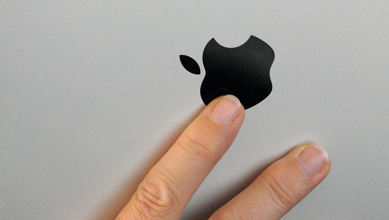 Das Logo des Elektronik-Herstellers Apple Das Logo des Elektronik-Herstellers Apple