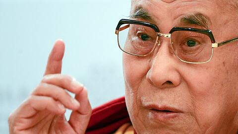 Der Dalai Lama, geistliches Oberhaupt der Tibeter.