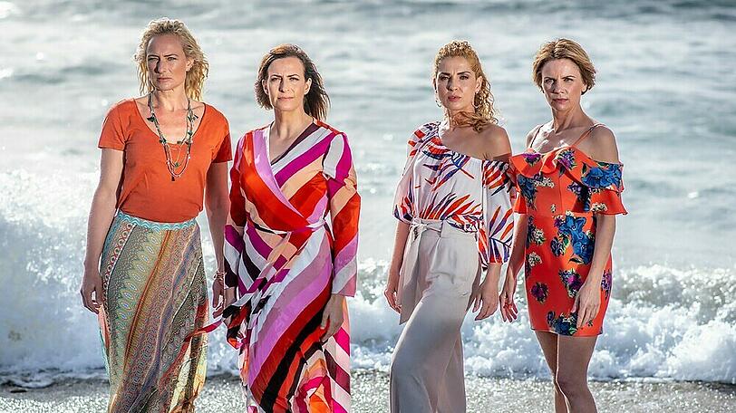 Das Jubiläum bei "GZSZ" steht an. V.l.: Eva Mona Rodekirchen, Ulrike Frank, Maria Wedig, Gisa Zach