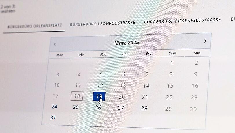 Heiß begehrt: Termine bei den Münchner Bürgerbüros. Betrüger nützen das Online-Buchungstool aus.