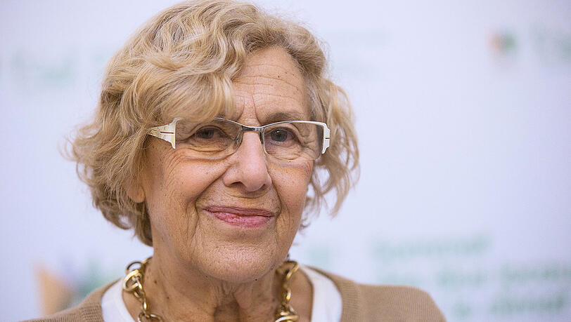 Manuela Carmena attackiert Donald Trump. Manuela Carmena attackiert Donald Trump.