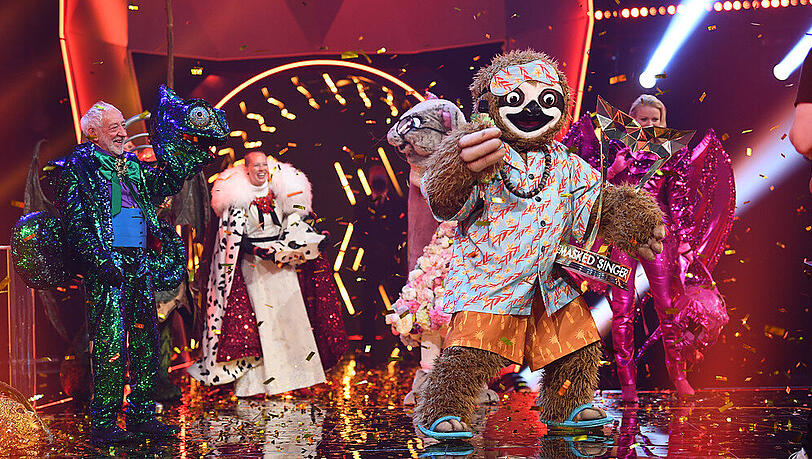Das Faultier alias Tom Beck räumte bei "The Masked Singer" in der Frühjahrsstaffel ab. Das Faultier alias Tom Beck räumte bei "The Masked Singer" in der Frühjahrsstaffel ab.