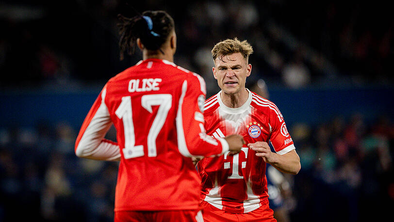 Wollen im R&uuml;ckspiel nochmal angreifen: Michael Olise und Joshua Kimmich.