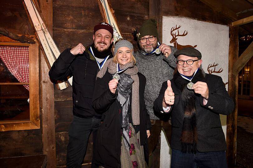 Stefan Mirbeth, Eileen Popielaty, Alexander Onken und Jürgen Kirner