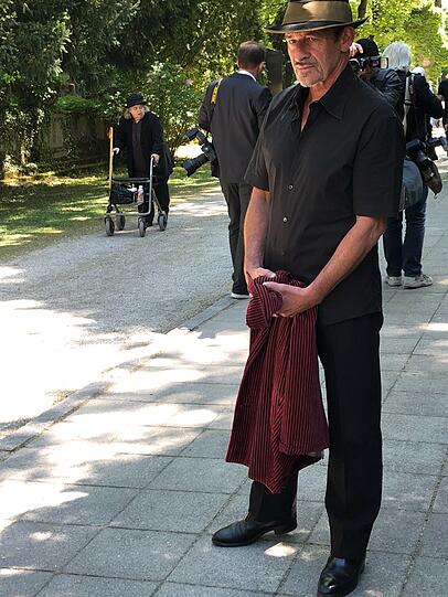 Weitere Bilder der Trauerfeier für Abi Ofarim.