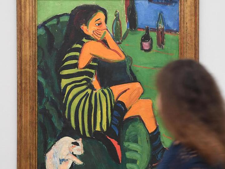 Ernst Ludwig Kirchner, Artistin Marcella, 1910.