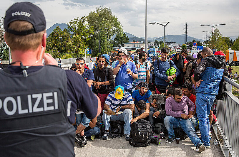 Freilassing ist weiterhin Brennpunkt: Hier werden die meisten illegalen Einwanderer aufgegriffen.