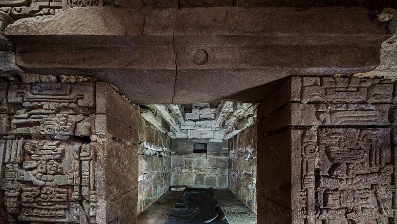 Das gut erhaltene Grab wurde im s&uuml;dlichen Bundesstaat Oaxaca gefunden