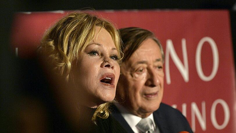 Melanie Griffith am Mittwochmittag bei der Pressekonferenz zum Wiener Opernball am morgigen Donnerstag.