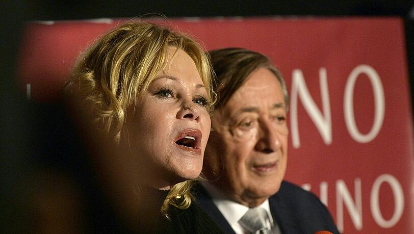 Melanie Griffith am Mittwochmittag bei der Pressekonferenz zum Wiener Opernball am morgigen Donnerstag. Melanie Griffith am Mittwochmittag bei der Pressekonferenz zum Wiener Opernball am morgigen Donnerstag.