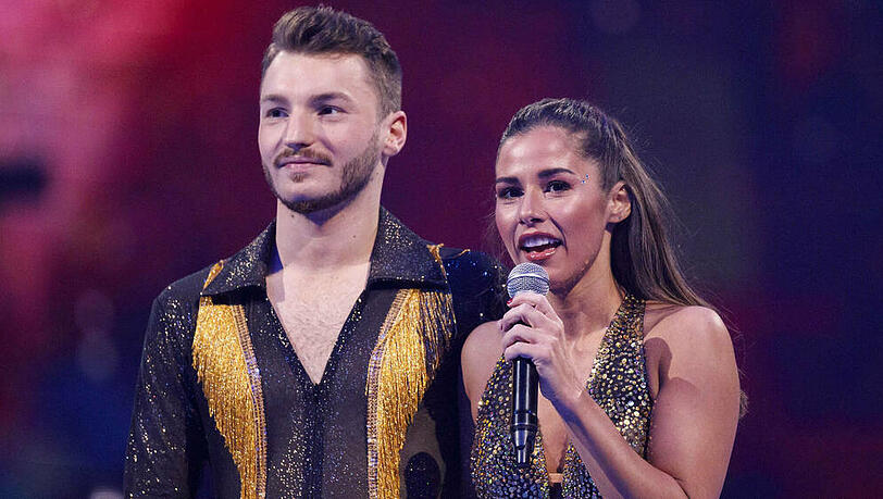 Sarah Lombardi und Joti Polizoakis bei einem Auftritt in Köln Sarah Lombardi und Joti Polizoakis bei einem Auftritt in Köln