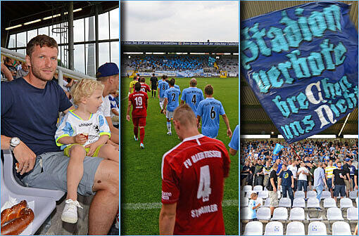 Das erste Spiel im renovierten Grünwalder Stadion. Die Impressionen zum Durchklicken!