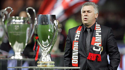 Carlo Ancelotti feierte mit dem AC Mailand 2008 den Gewinn der Champions League. Kehrt er nun zu den "Rossoneri" zurück?