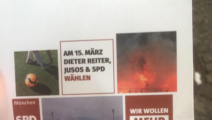 Wahlkampf am Stadion: Die Jusos werben damit, dass sie für den Ausbau des Grünwalder Stadions sind. Wahlkampf am Stadion: Die Jusos werben damit, dass sie für den Ausbau des Grünwalder Stadions sind.