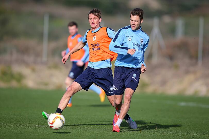 Die Löwen genießen die guten Bedingungen im Trainingslager in Estepona.