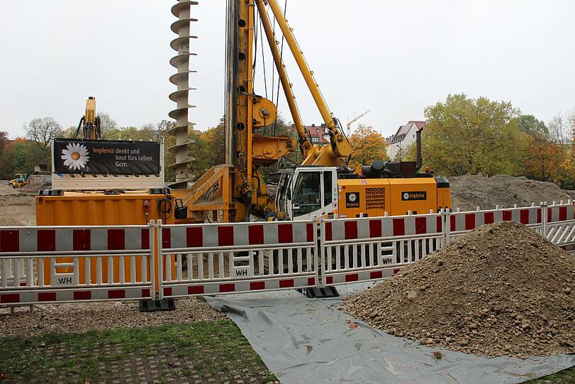 Die Baustelle des neuen Steuercampus.