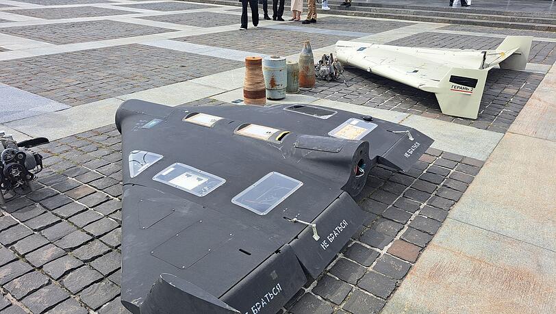 Russland greift die Ukraine weiter mit Kampfdrohnen an. (Symbolbild)