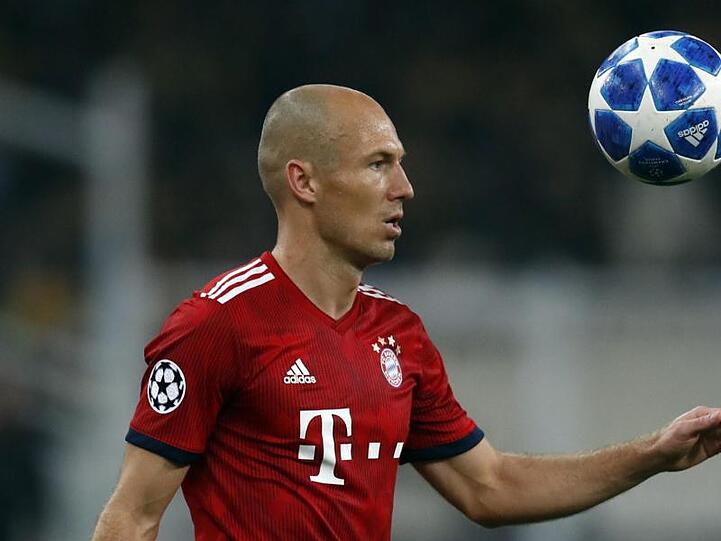 Arjen Robben vom FC Bayern München. Foto: Thanassis Stavrakis/Archiv