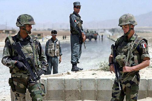 Französische Soldaten der Nato-geführten internationalen Afghanistan-Schutztruppe Isaf