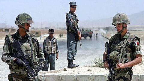 Französische Soldaten der Nato-geführten internationalen Afghanistan-Schutztruppe Isaf
