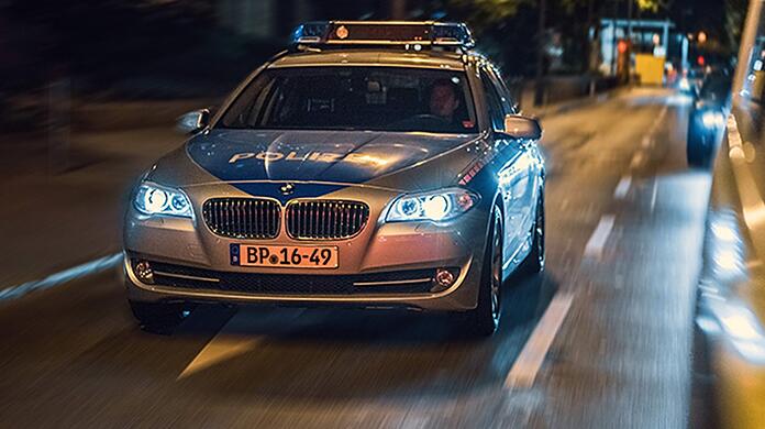 Der Triebfahrzeugführer hatte das Gerangel beobachtet und die Bundespolizei alarmiert. (Symbolbild)