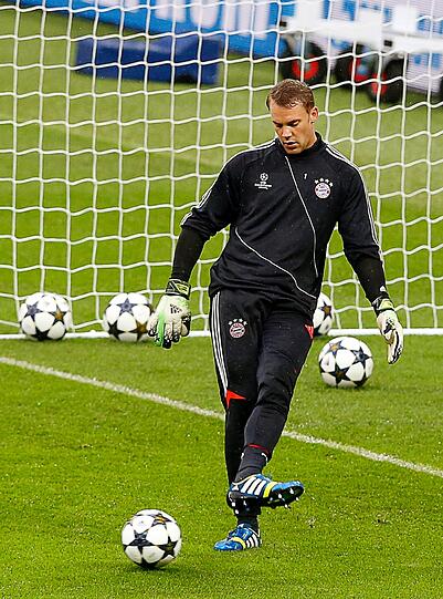 Jetzt wird?s langsam ernst: Die letzte Trainingseinheit vor dem großen Showdown im " German Endspiel". Die Bilder vom Bayern-Training im Wembley-Stadion!