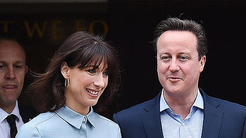 David Cameron mit seiner Frau Samantha.