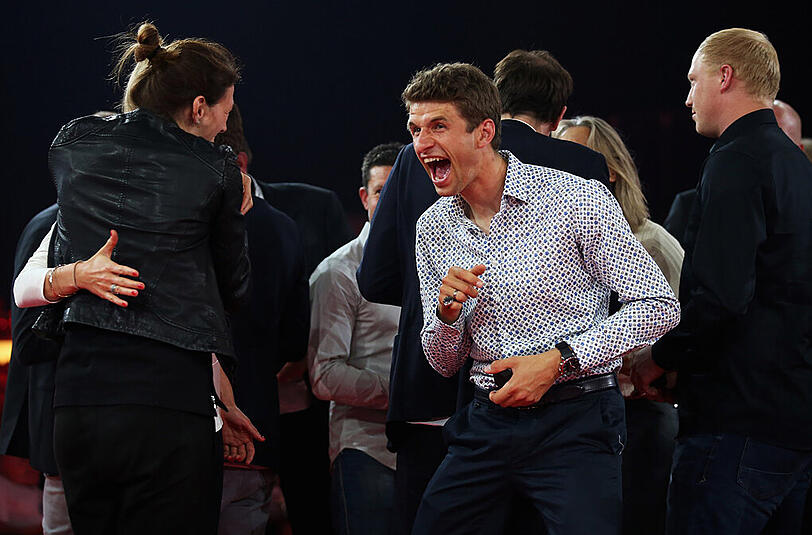 Der Garant für gute Laune: Thomas Müller.