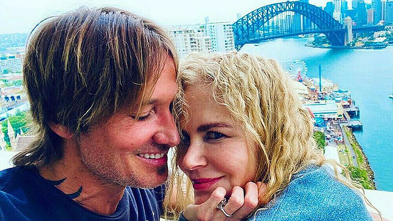 Nicole Kidman mit Keith Urban in Sydney